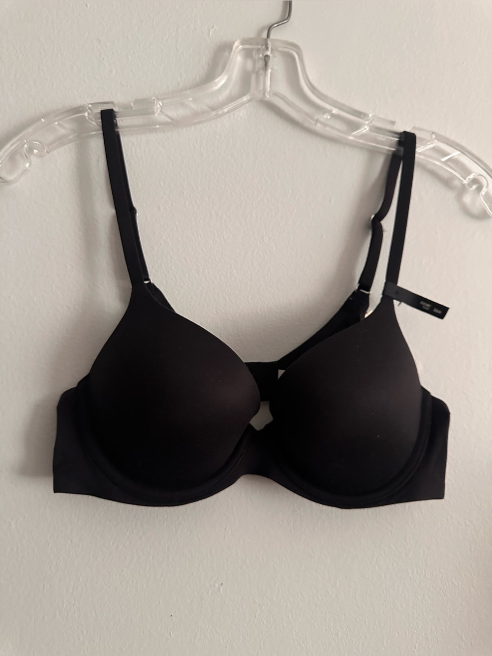 Aerie Sunnie Push Up Demi Bra Black 36A Real Good NWT